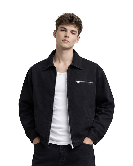 INSANE BLACK DENIM JACKET