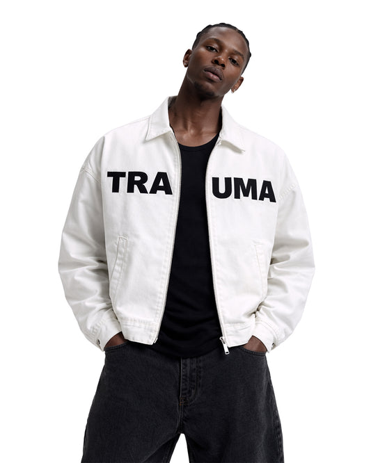 TRAUMA WHITE DENIM JACKET